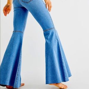 Free People High Waisted Flare Jeans